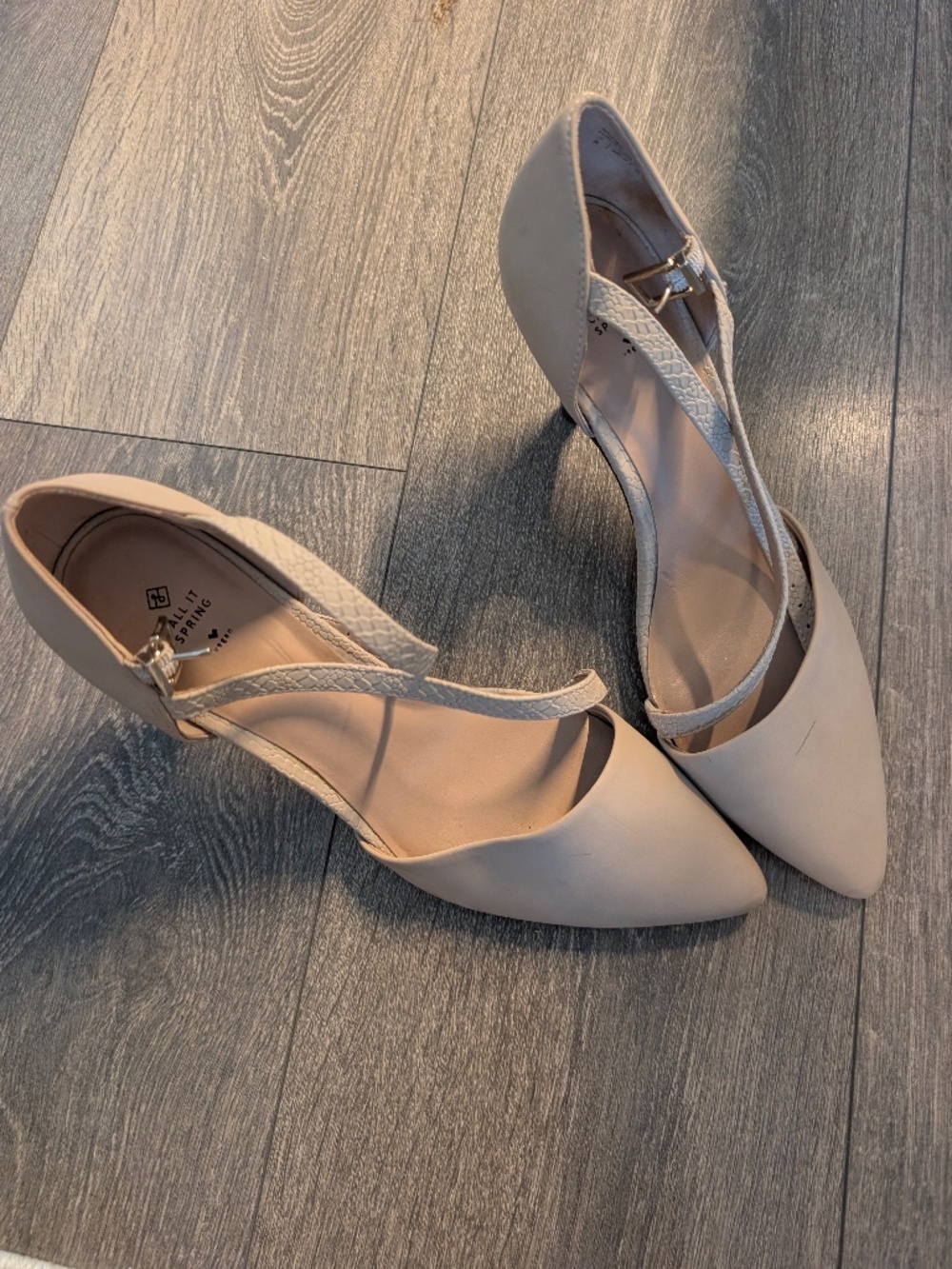 Call it Spring Size 8 Tan Heels - Picture 5 of 6